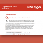 NHS FAQs screenshot of document