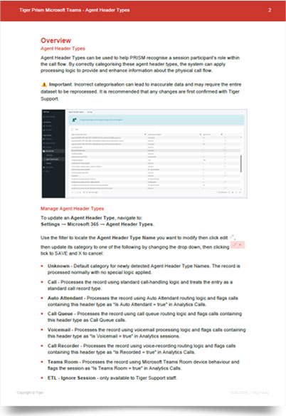 Microsoft Teams Agent headers