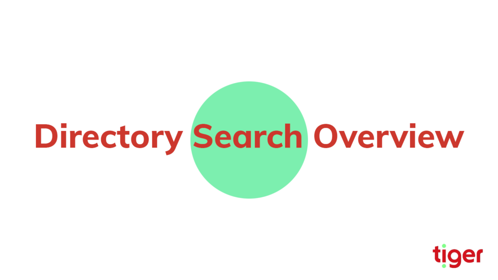 Directory Search feature image